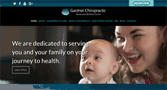 Desktop Screenshot of drgardnerchiro.com