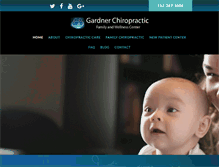 Tablet Screenshot of drgardnerchiro.com